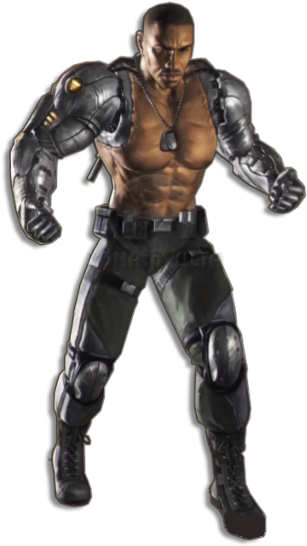 Jax Briggs - Mortal Kombat Jax Png (370x554), Png Download