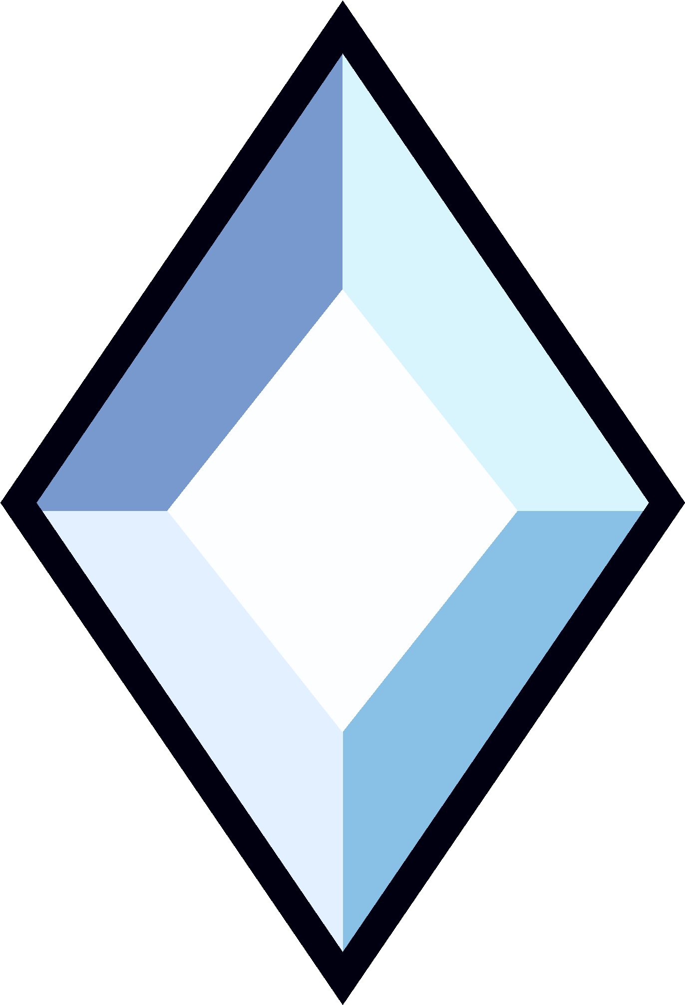 White D - Gem - Steven Universe White Gem (1501x2016), Png Download