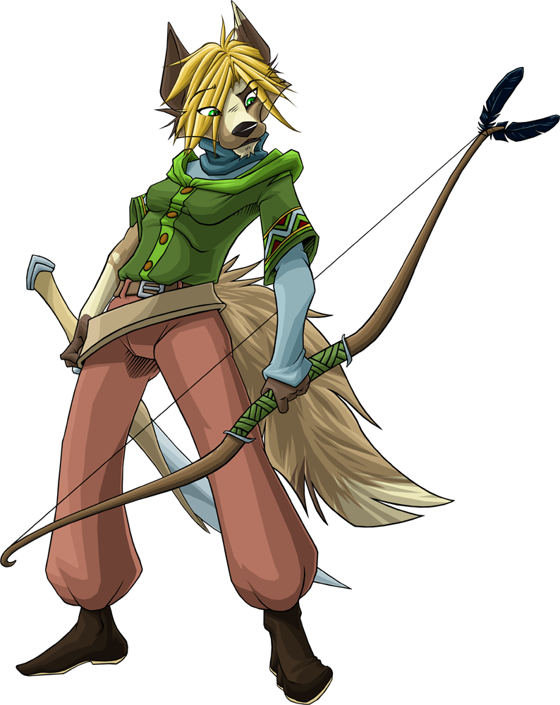 The Archer - Fur (794x1000), Png Download