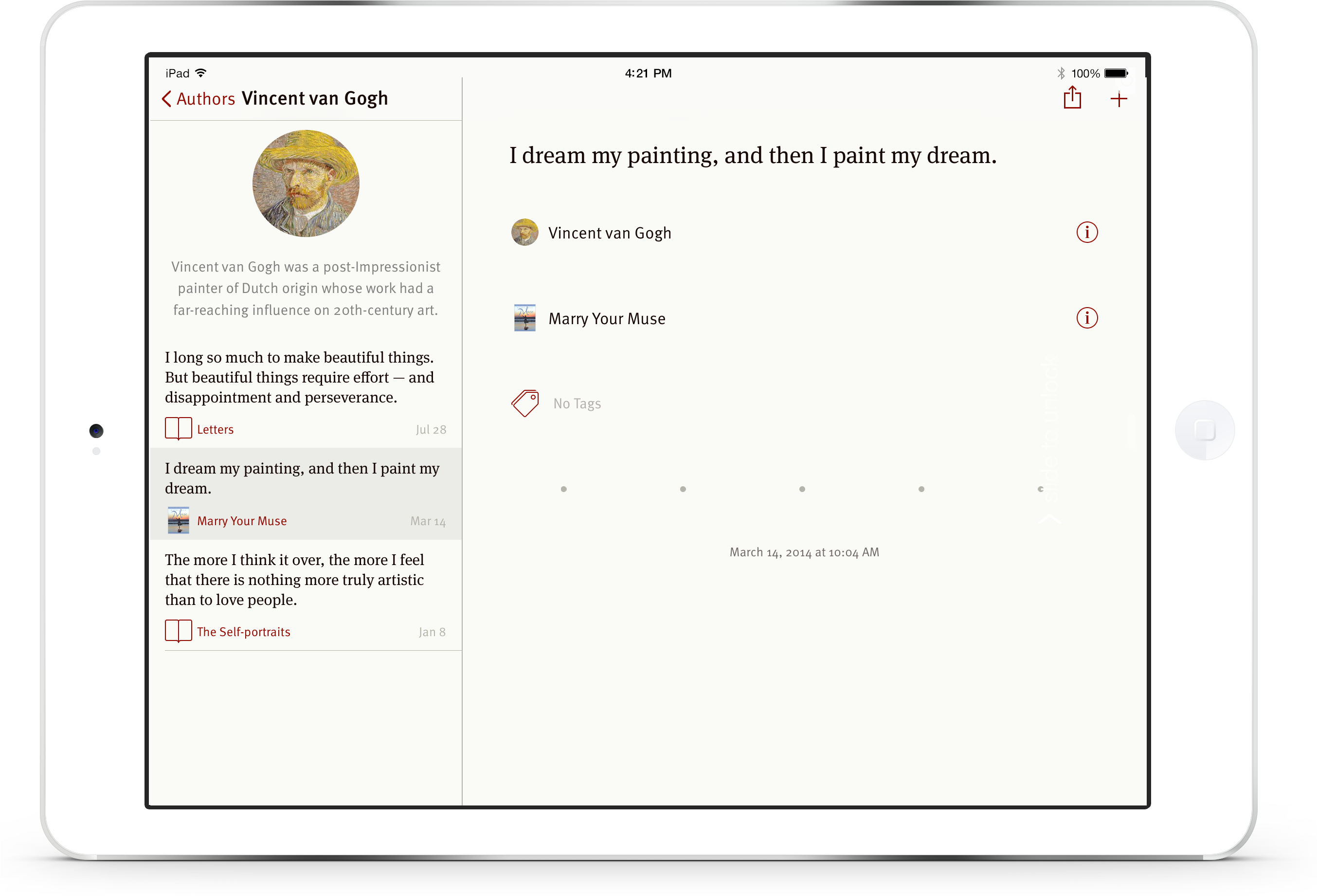 Quotebook On Ipad Quotebook - Kilobyte (3000x2000), Png Download