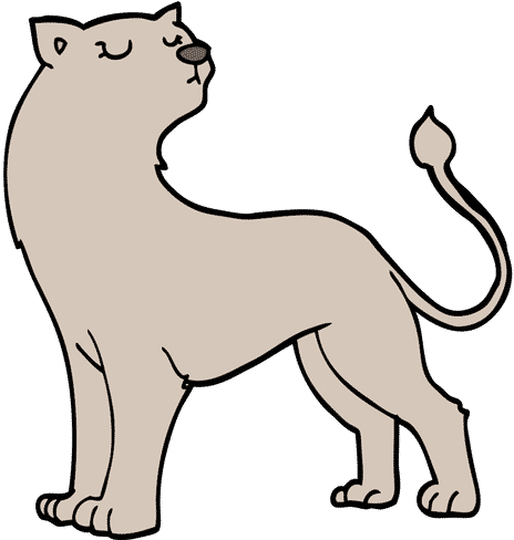 Lioness - 0shares (500x500), Png Download