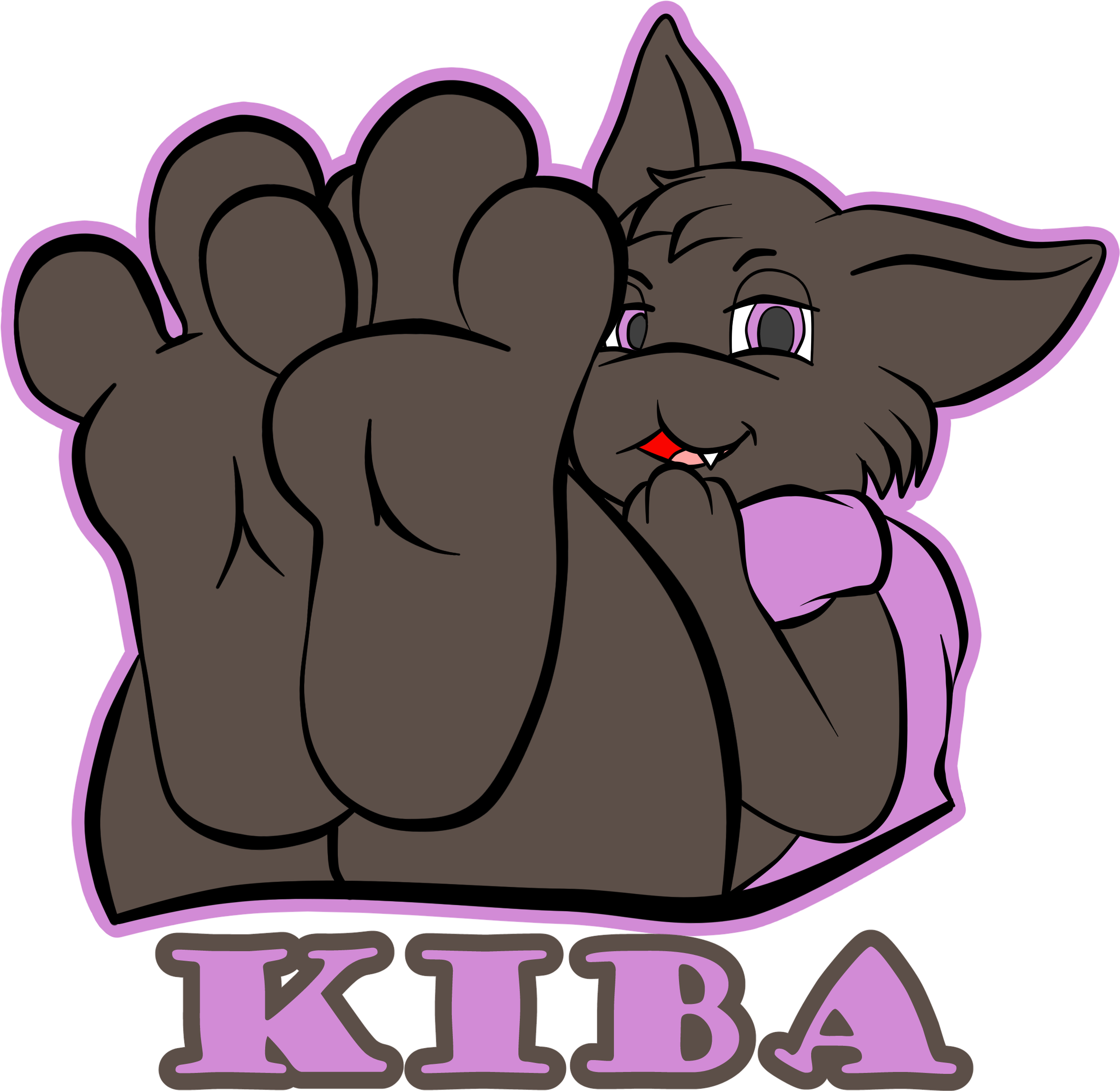 2384207 Lunamuenster Kiba Badge Png - Cartoon (2534x2612), Png Download