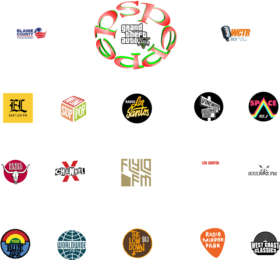Download Grand Theft Auto 5 Soundtrack - Flylo Fm (1024x1024), Png Download