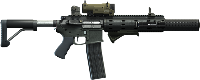 Grand Theft Auto - M4 Ris Cqb (760x290), Png Download