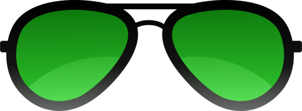 Red - Green Sunglass Png Download (600x221), Png Download