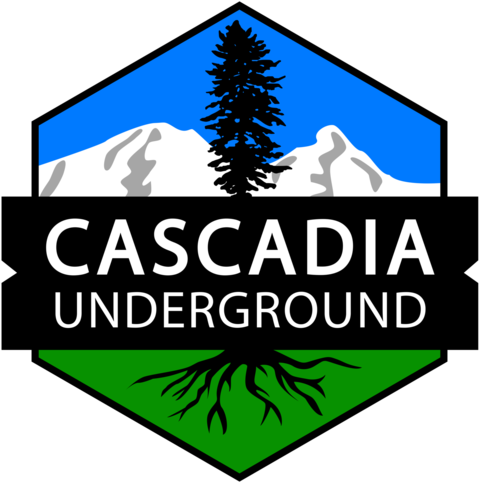 Cascadia Underground Logo (500x500), Png Download