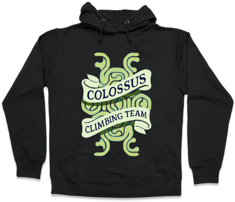 Colossus Climbing Team Hooded Sweatshirt - Slytherin Hoodie (484x484), Png Download