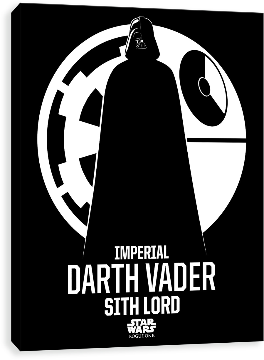 Imperial Sith Lord - Artissimo Design 81496 Imperial Sith Lord Printed Canvas (1280x1280), Png Download