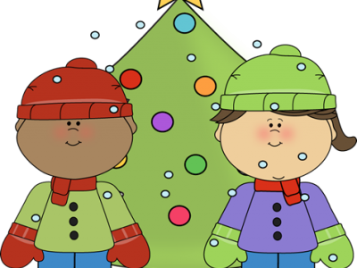 Child Boy Snow Girl Png Image - Clip Art (400x300), Png Download