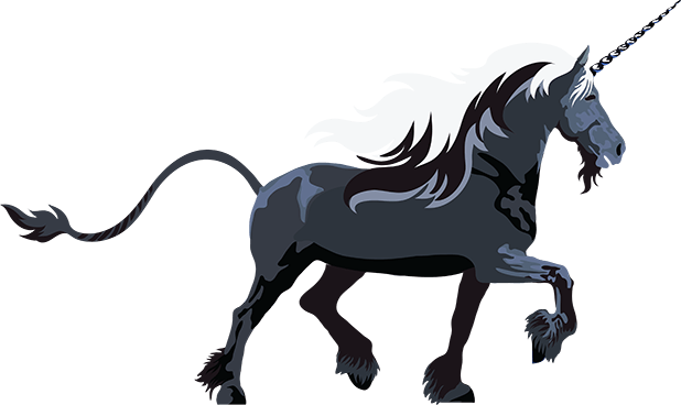 Unicorn Sticker Art - Clip Art (618x368), Png Download