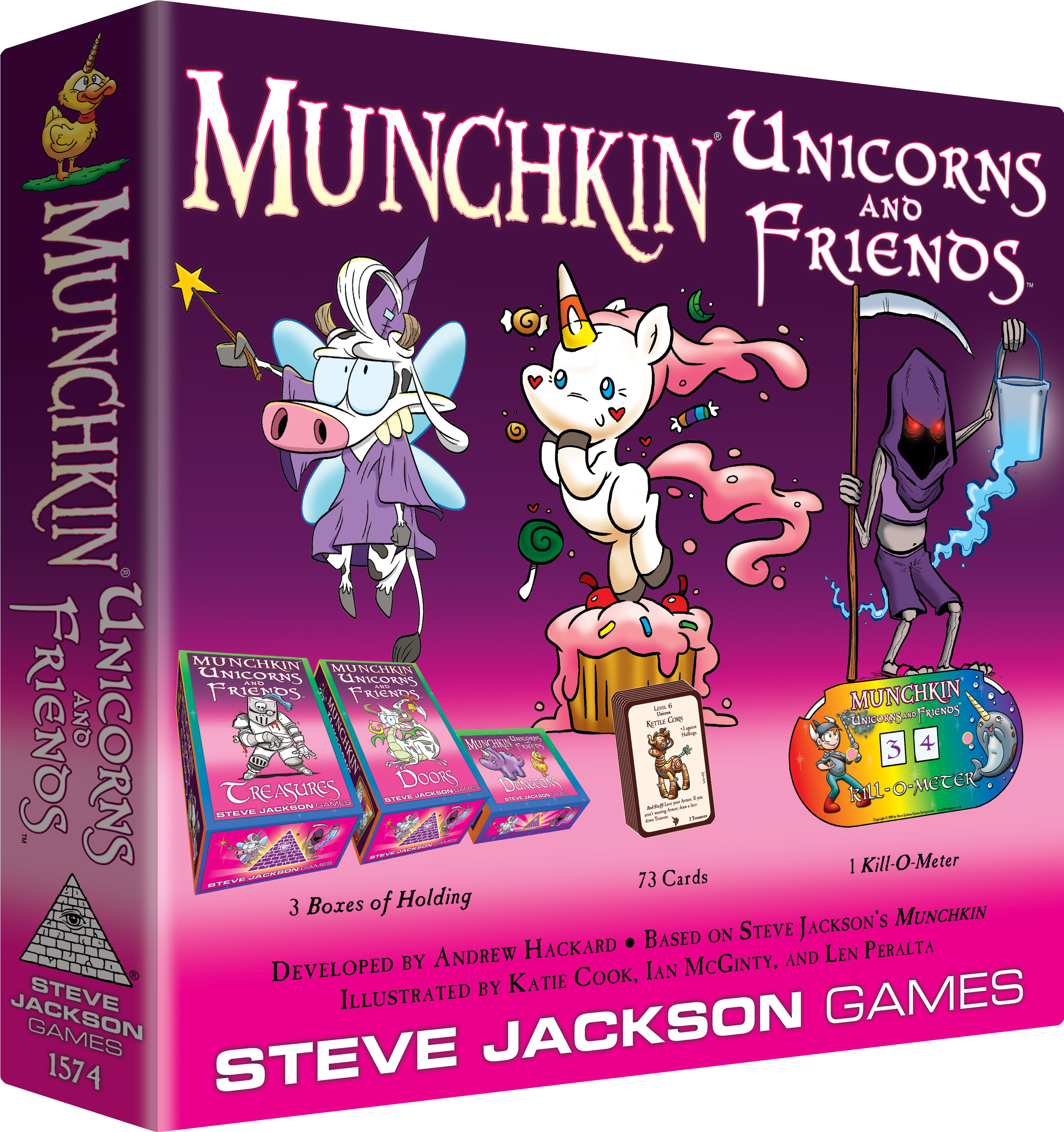 Munchkin Steve Jackson Spell Skool Card Game (3118x3255), Png Download