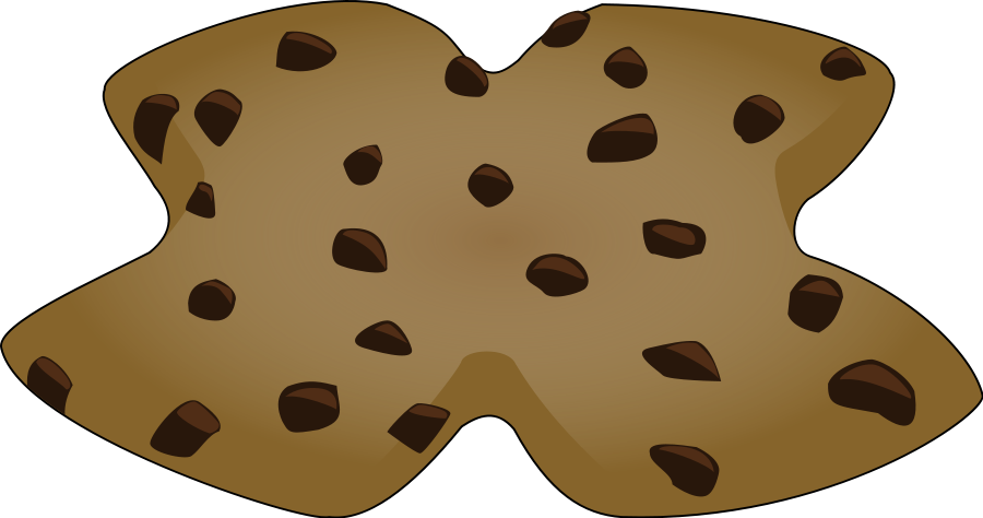 Shaped Cookie Clipart (900x474), Png Download