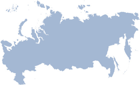 Low Poly Maps Russia (450x340), Png Download
