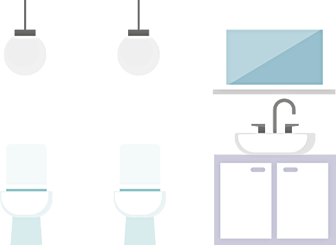 Office Toilet Cleaning Checklist - Bathroom (488x356), Png Download