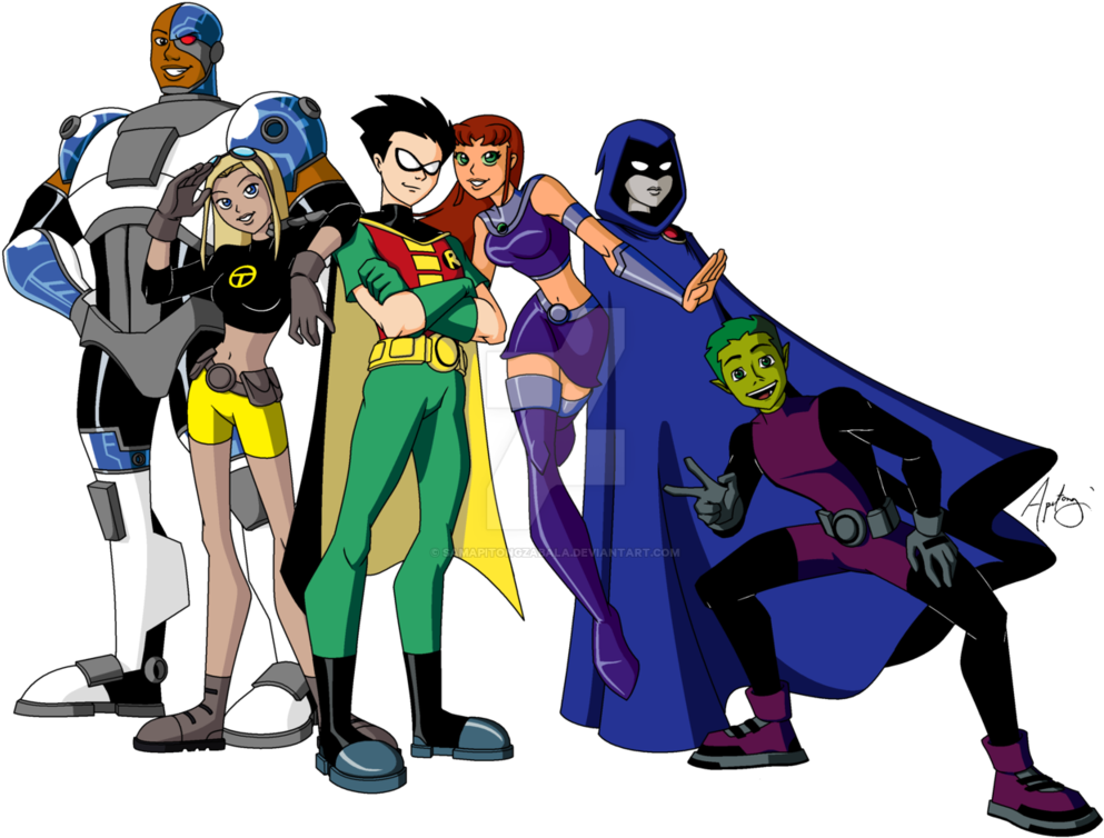 Teen Titans Png Image - Teenage Teen Titans (1026x778), Png Download