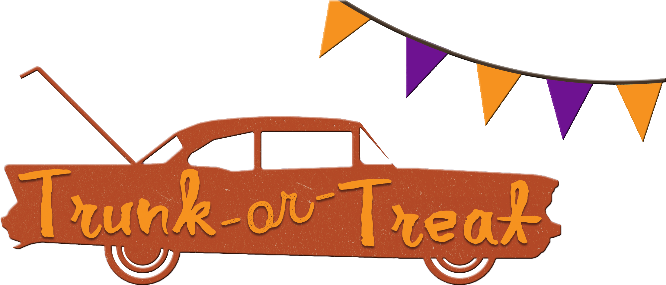 Garber Linwood Trunk Or Treat - Trunk Or Treat Png (2547x945), Png Download