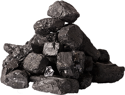 Coal Png Transparent Image - Coal White Background Pile (400x323), Png Download