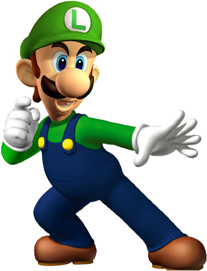 Luigismsj - Luigi Png (474x590), Png Download