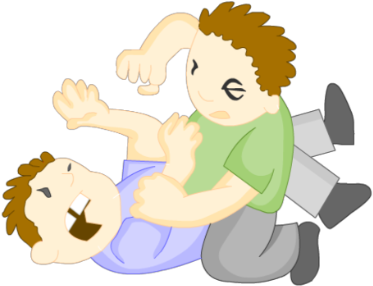 Pic - Supplied - People Fighting Animated (420x420), Png Download