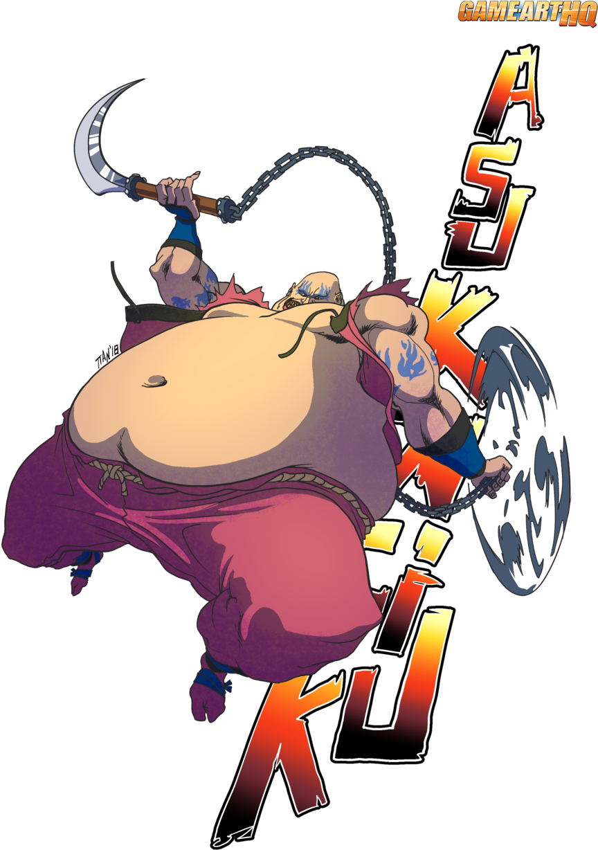 Samurai Vector Fighting - Art Samurai Shodown Png (900x1273), Png Download