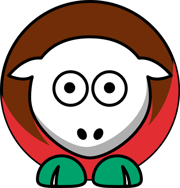 Original Png Clip Art File Sheep (576x600), Png Download