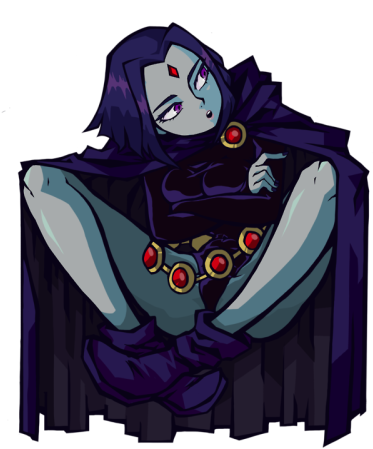 Raven (400x459), Png Download
