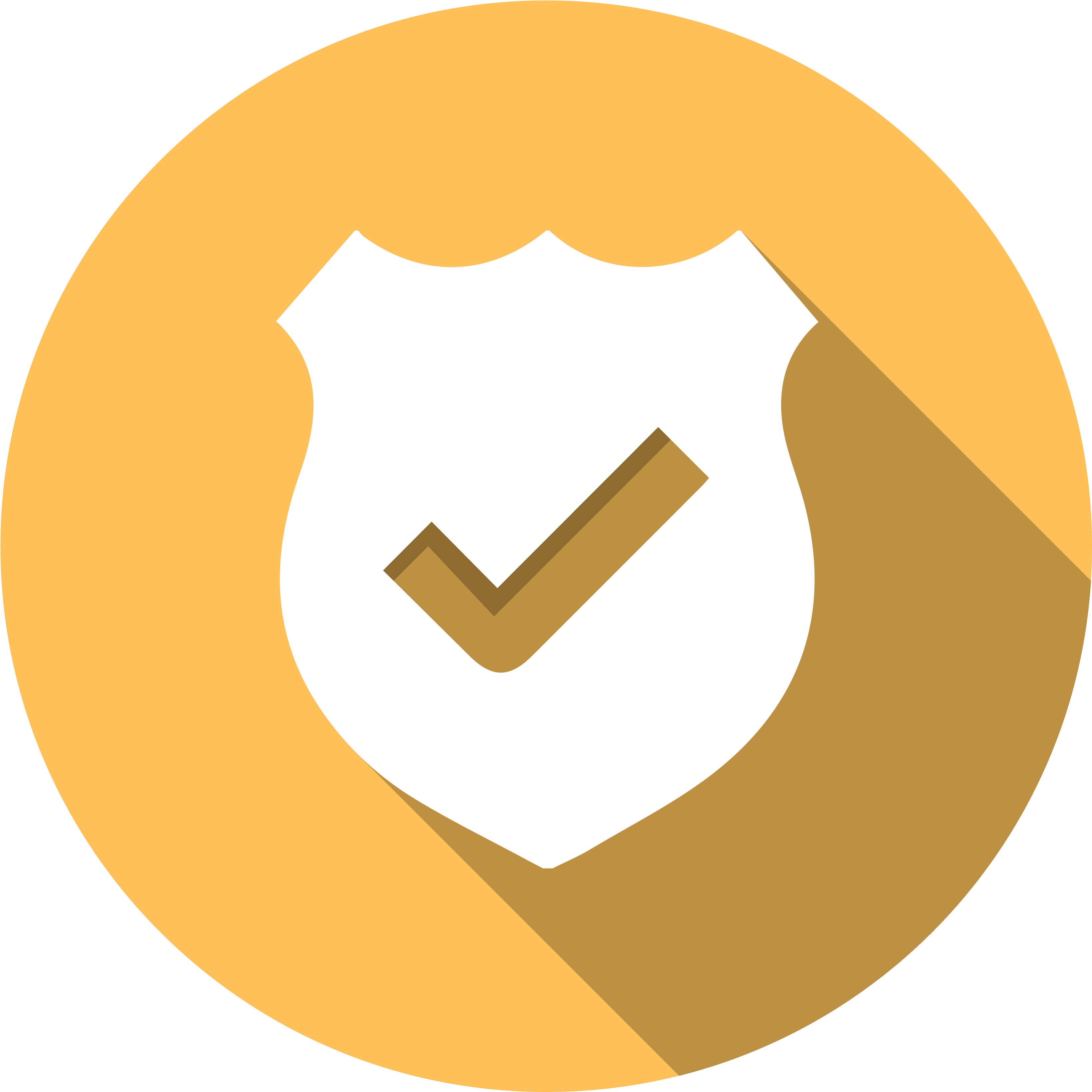 Icon Of A Security Badge - Shopping Cart Icon Flat (3333x3333), Png Download