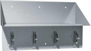 Book Shelf - American Specialties Wall Mounted Clothes And Towel (440x440), Png Download