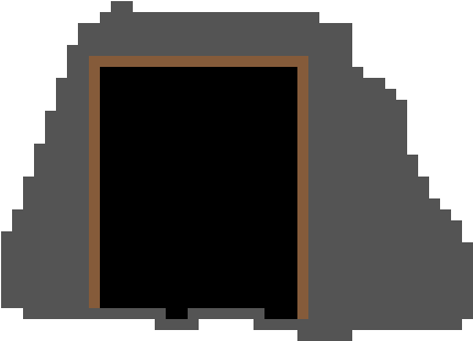 Coal Mine - Pixel Art Tomato Transparent (630x480), Png Download