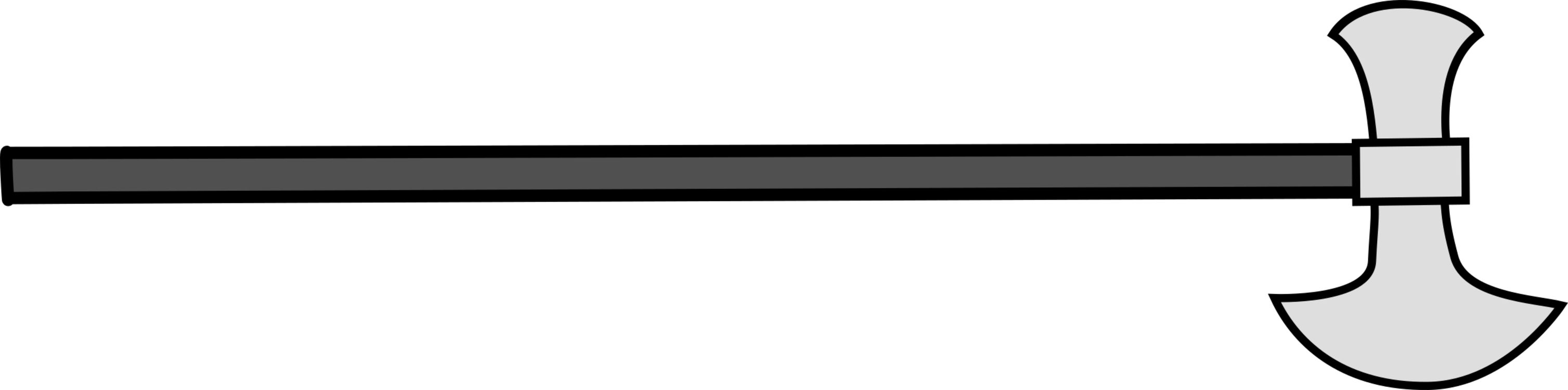This Free Icons Png Design Of Battle Axe 2 (2400x597), Png Download