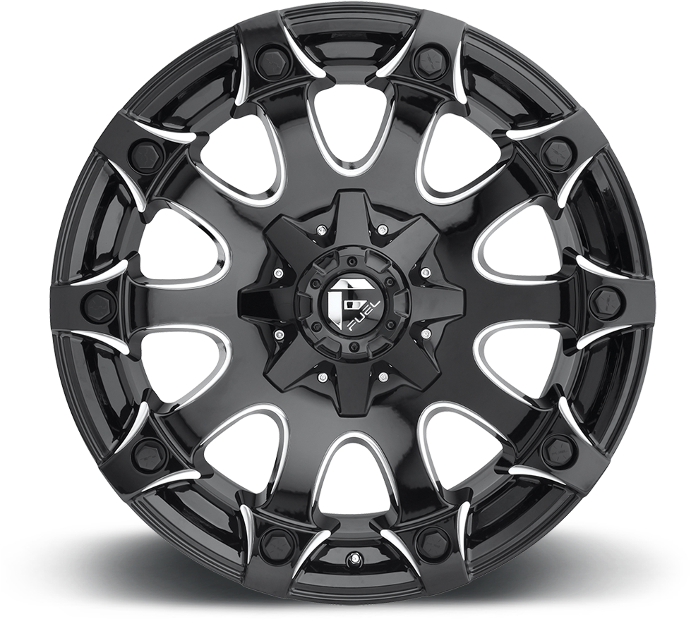 Battle Axe - D578 - Fuel Off-road 20x9 Fuel Battle Axe D578 Black Wheels (1000x1000), Png Download