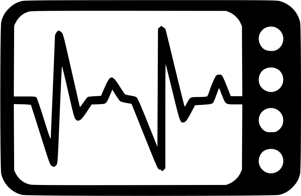 Ecg Monitor Comments - Ecg Monitor Icon Png (981x640), Png Download