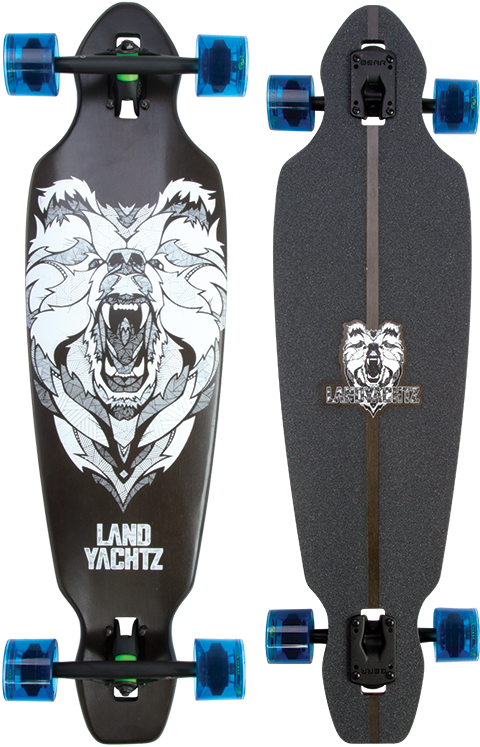 Landyachtz Battle Axe 35 Cruiser Longboard Skateboard - Battle Axe Landyachtz (480x747), Png Download