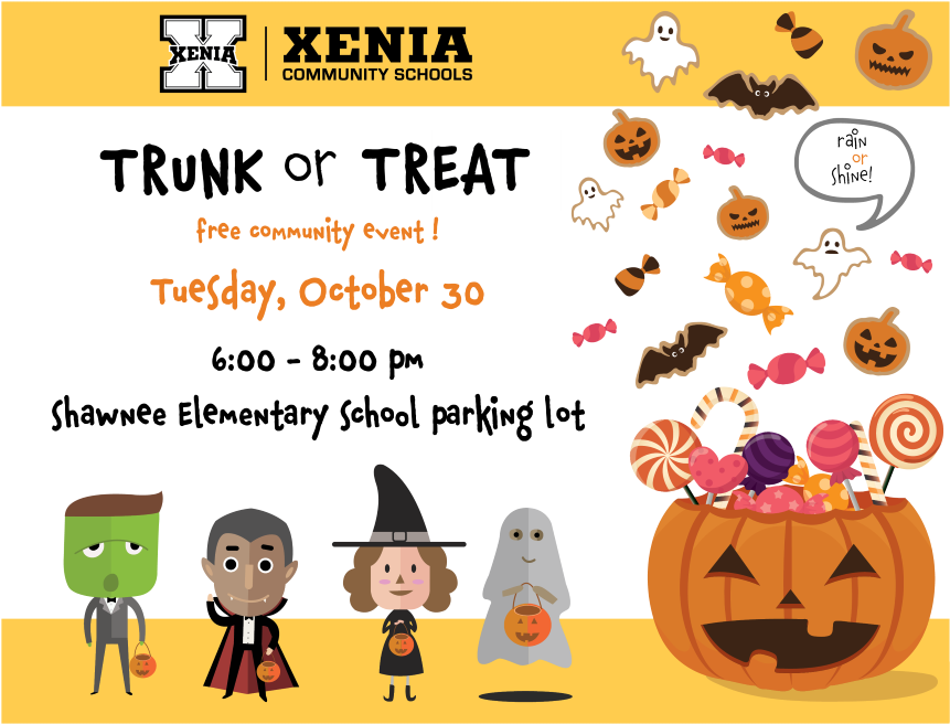 Download Xenia School's Annual Trunk Or Treat Is Tuesday, October