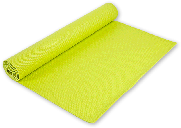 Yoga Mat - Plaid Polaire Microfibre Vert Anis, L230 Cm (654x654), Png Download
