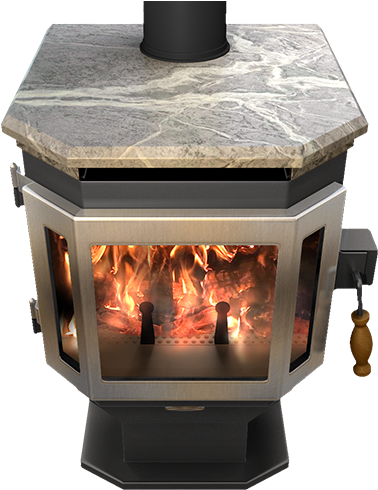Modern Wood Burning Stove - Ultra Modern Modern Wood Stove (380x605), Png Download