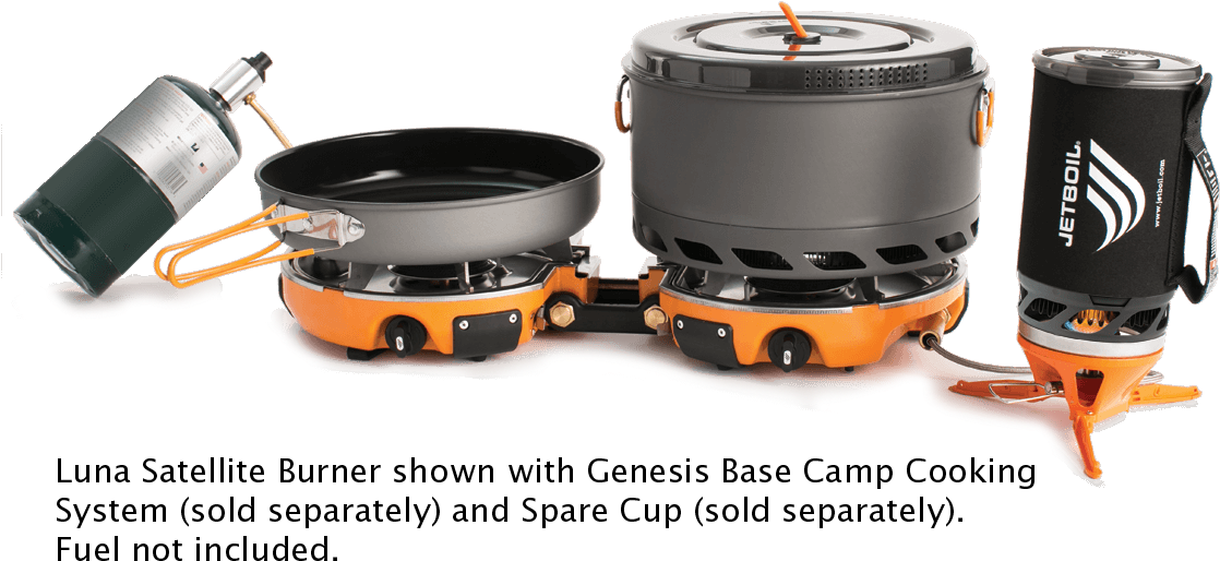 Jetboil Luna Satellite Burner - Jetboil Base Camp 2 (1150x1150), Png Download