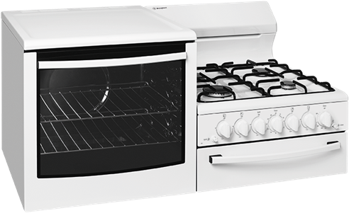 Elevated Gas Freestanding Cooker - Brand New Westinghouse Wdg103wa-l Gas Stove (624x520), Png Download