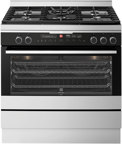 Efep915sb F C - Electrolux 90cm Pyrolytic Oven With Induction Cooktop (800x500), Png Download