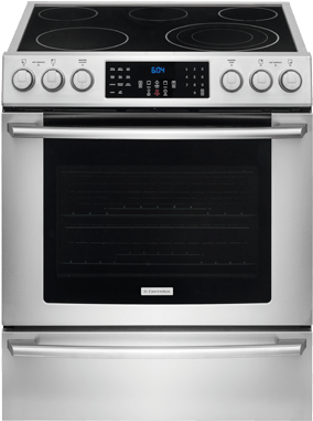 30'' Electric Front Control Freestanding - 30 Electric Freestanding Stoves (632x480), Png Download