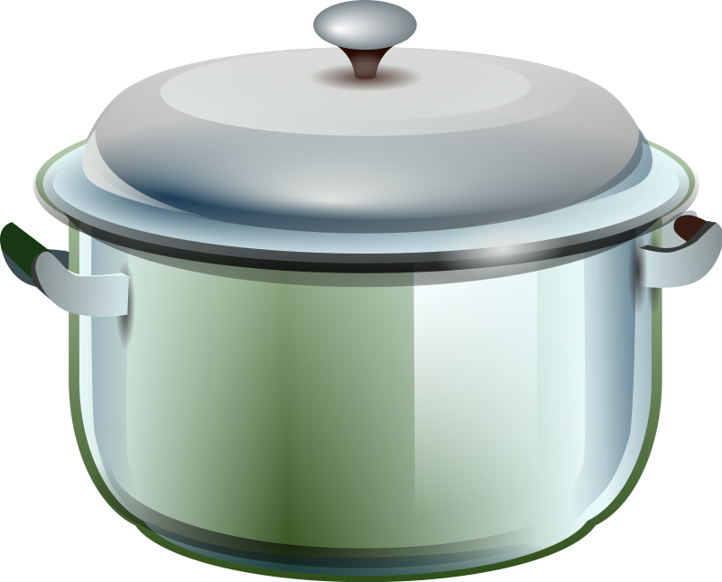 For A Cooking Pot Clip Art Panda - Pot Clipart (800x645), Png Download
