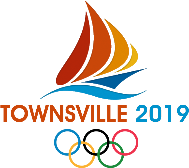 Townsville 2019 Olympics Logo Official - Ice Hockey 2018 Olympics (792x696), Png Download