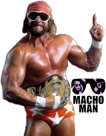 Macho Man Pic (357x458), Png Download