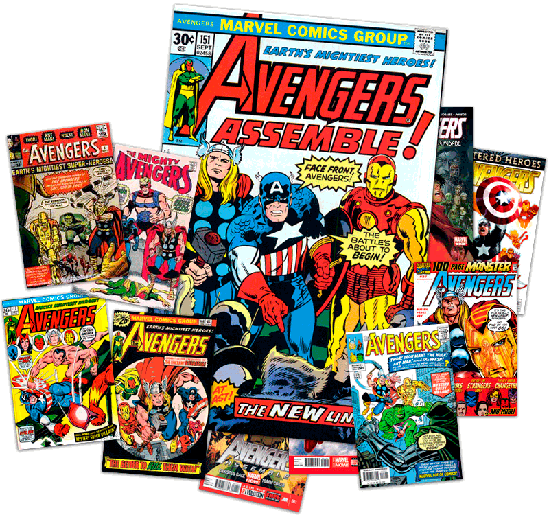 Avengers Comics - Avengers: The Big Three By Stan Lee (800x753), Png Download