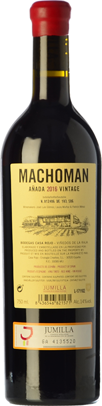 Macho Man Monastrell - Wine Bottle (202x800), Png Download