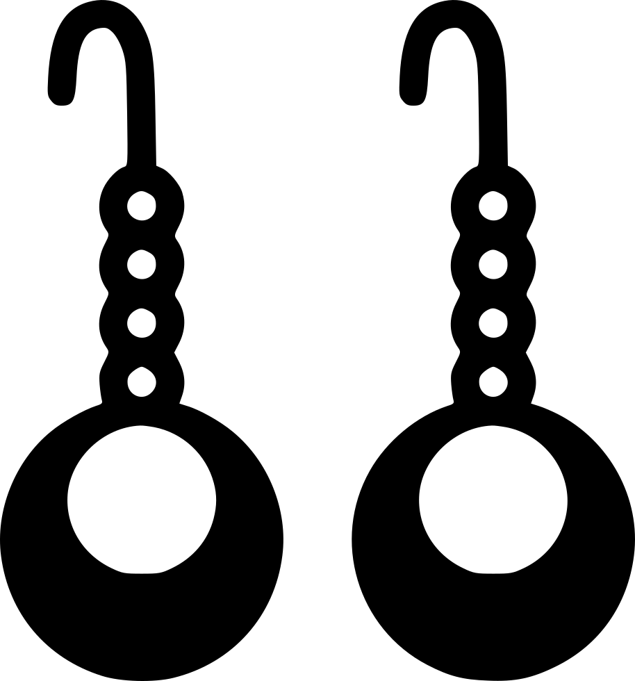 Png File Svg - Earring (914x980), Png Download