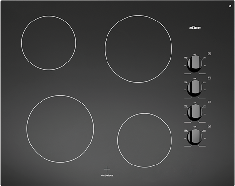 4 Zone Ceramic Cooktop - Cooktop (800x500), Png Download