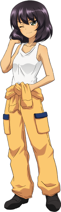Hoshinoofficial - ガールズ&パンツァー 劇場版 フルパネルtシャツ ホシノ (384x960), Png Download