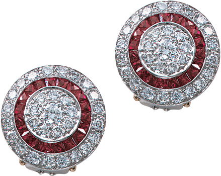 Earrings (586x612), Png Download