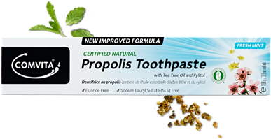 Propolis - Comvita Propolis Toothpaste - Fresh Mint (420x480), Png Download